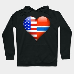 Half American Half Norwegian - Gift for Norwegian From Norway Hoodie